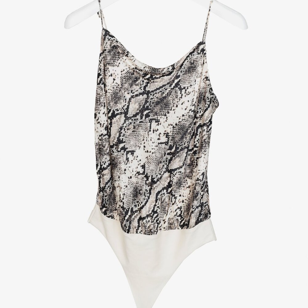 Cami NYC Snakeskin Axell Bodysuit